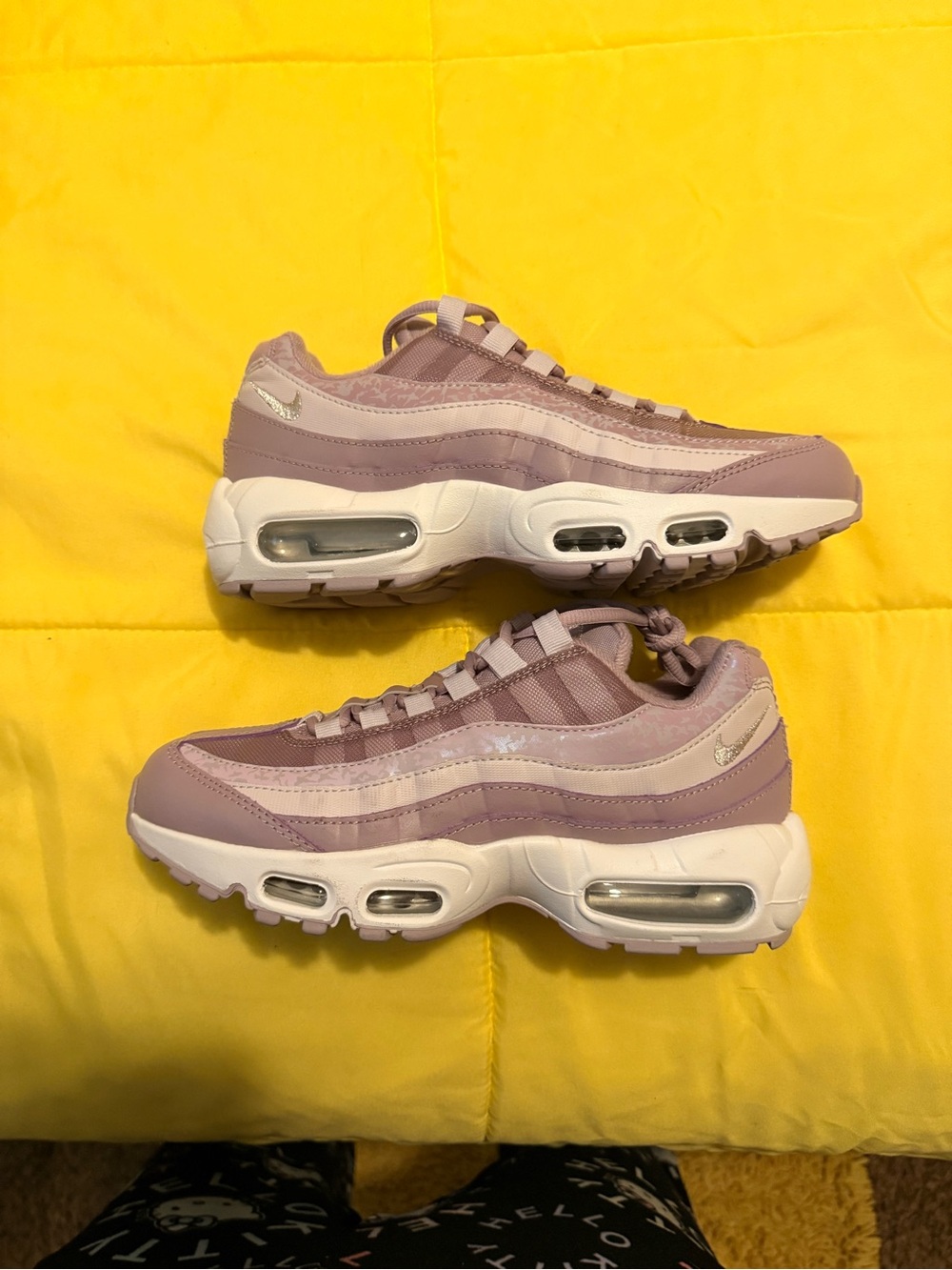 Nike Women's Air Max 95 in Lavender and Pale Pink